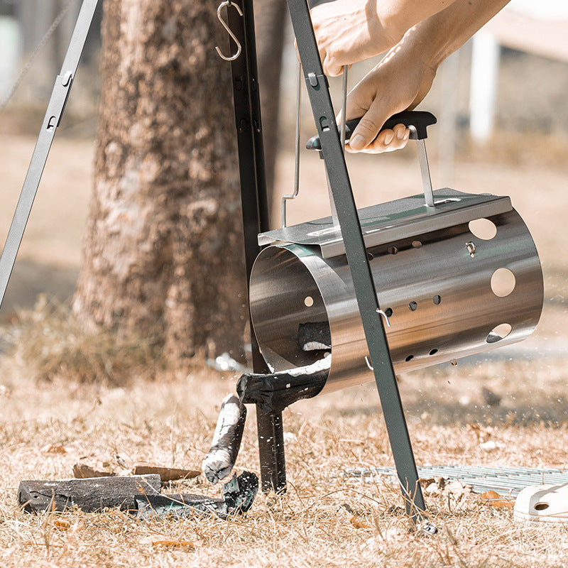 Portable Stainless Steel Fire Bucket
