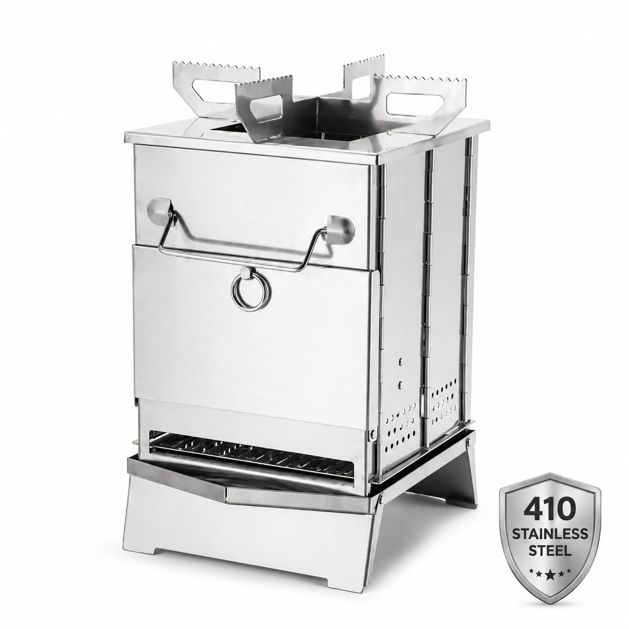 Portable Stainless Steel Folding Charcoal Stove