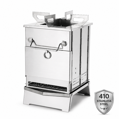 Portable Stainless Steel Folding Charcoal Stove