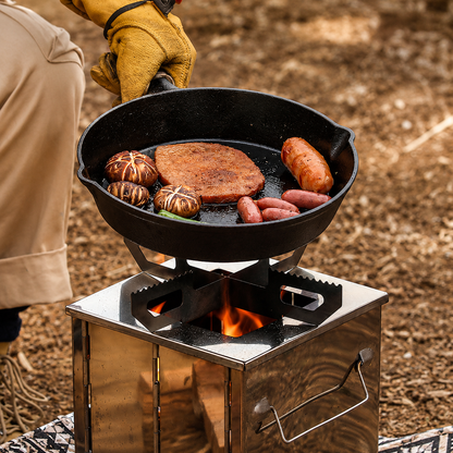 Portable Stainless Steel Folding Charcoal Stove